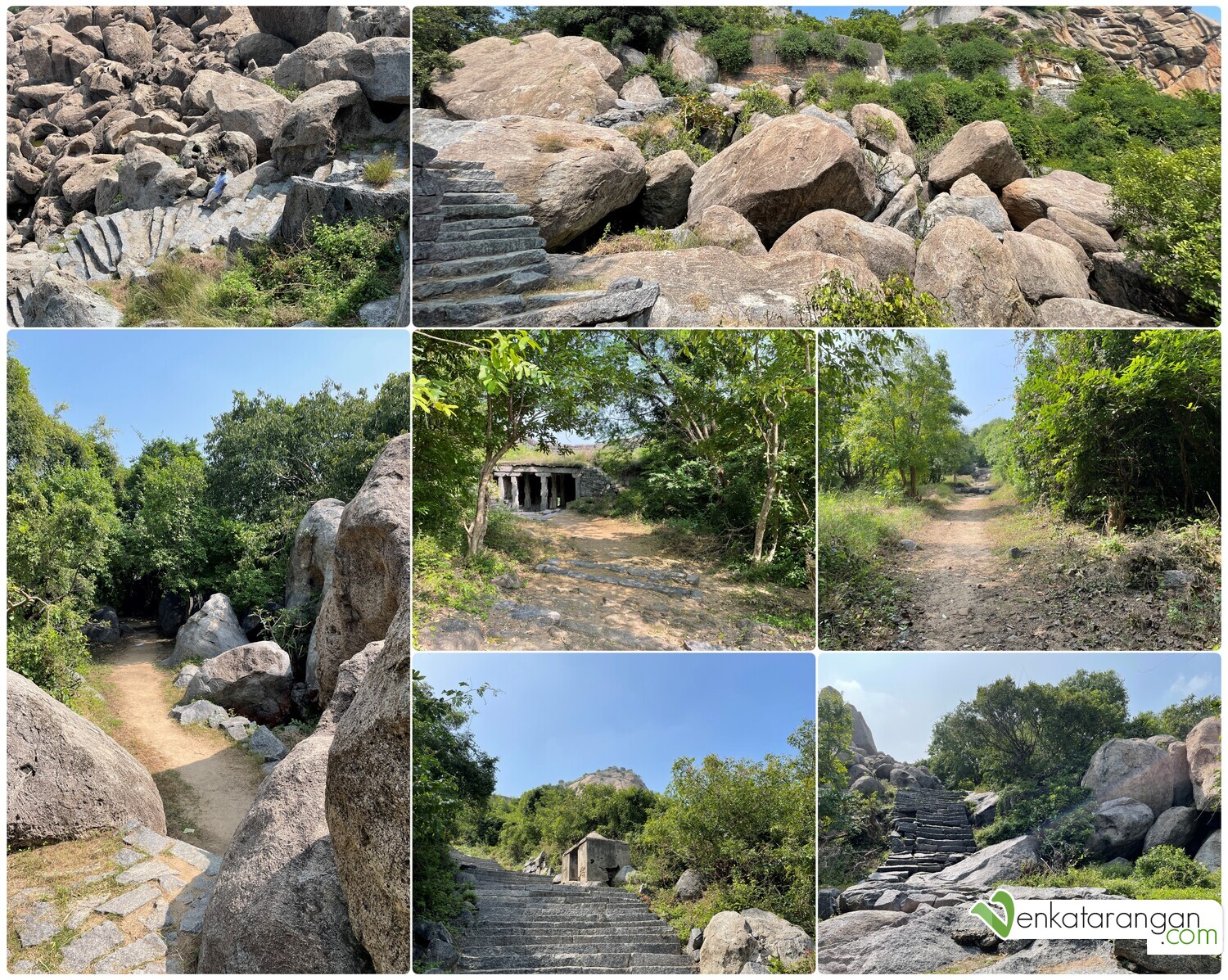 The path you need to trek to reach the hilltop 