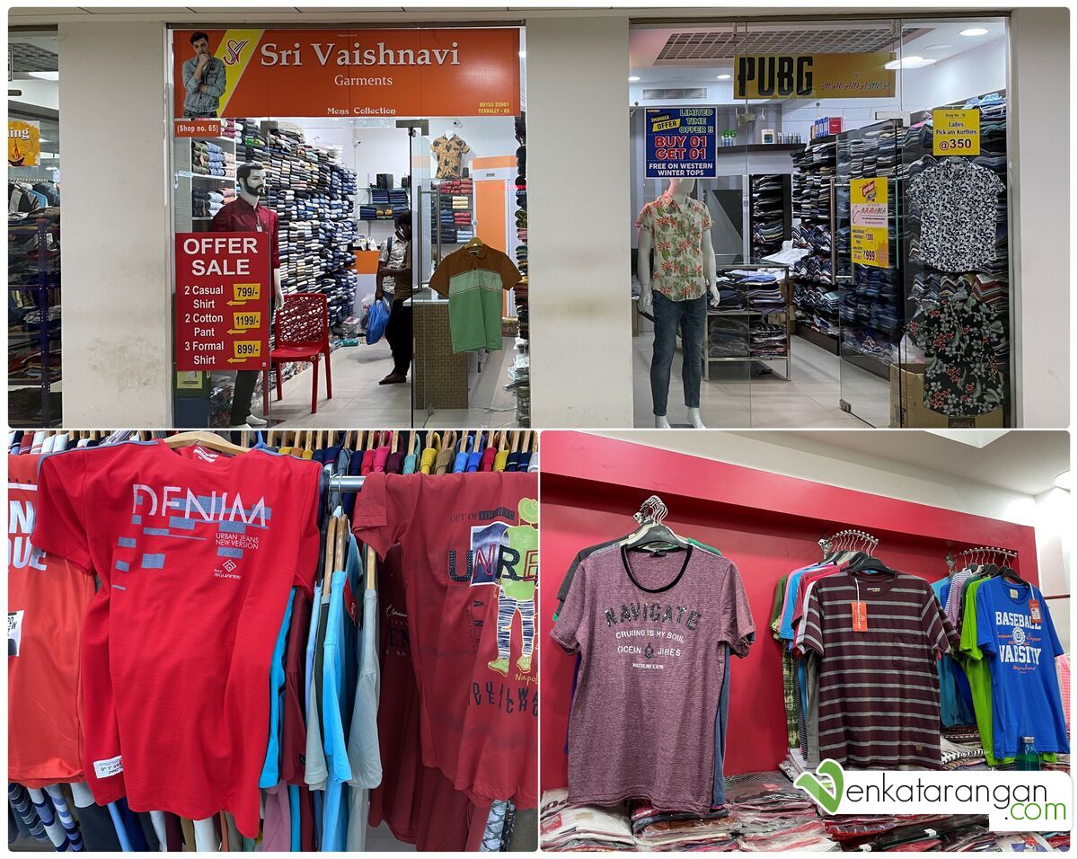 Garments for men and T-Shirts for boys