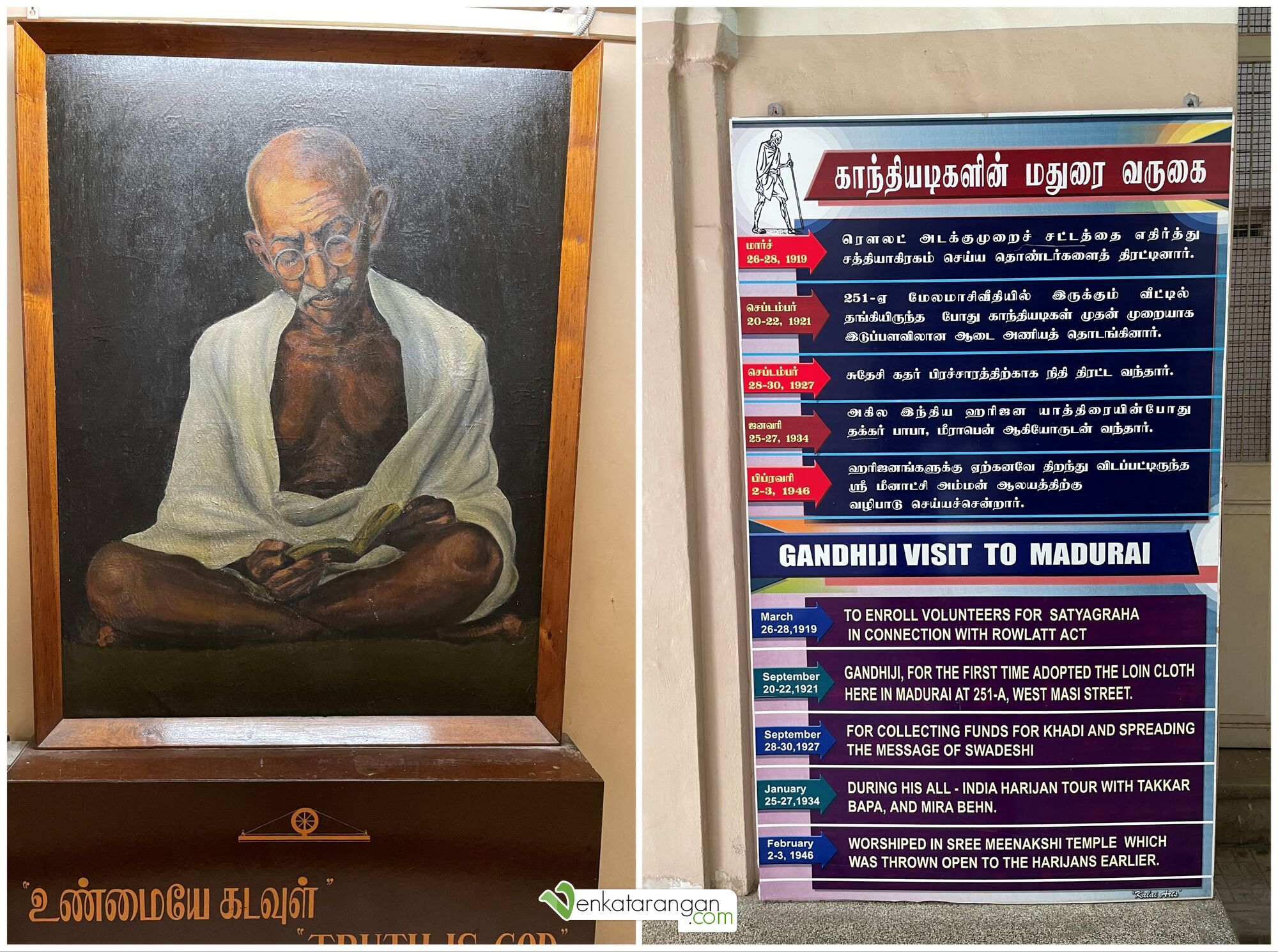 Gandhiji's visits to Madurai [காந்தியடிகளின் மதுரை வருகைகள்]