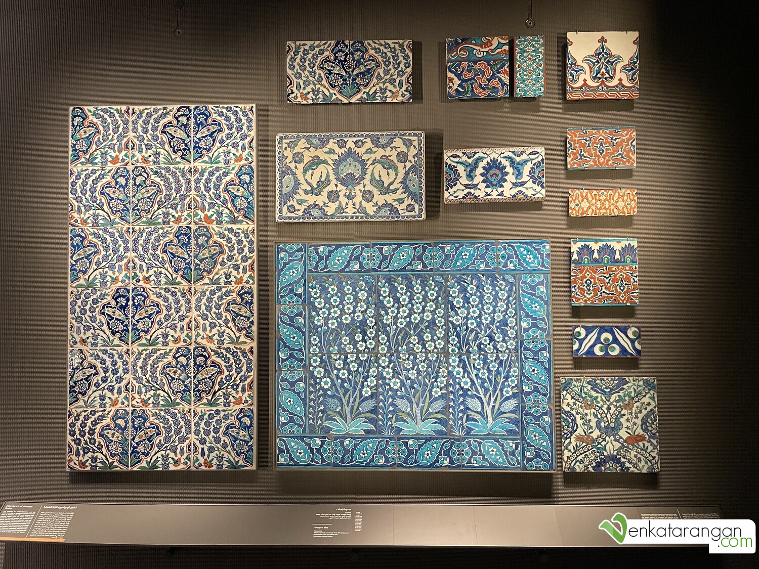 Beautiful tiles from Imperial arts of ottoman turkey