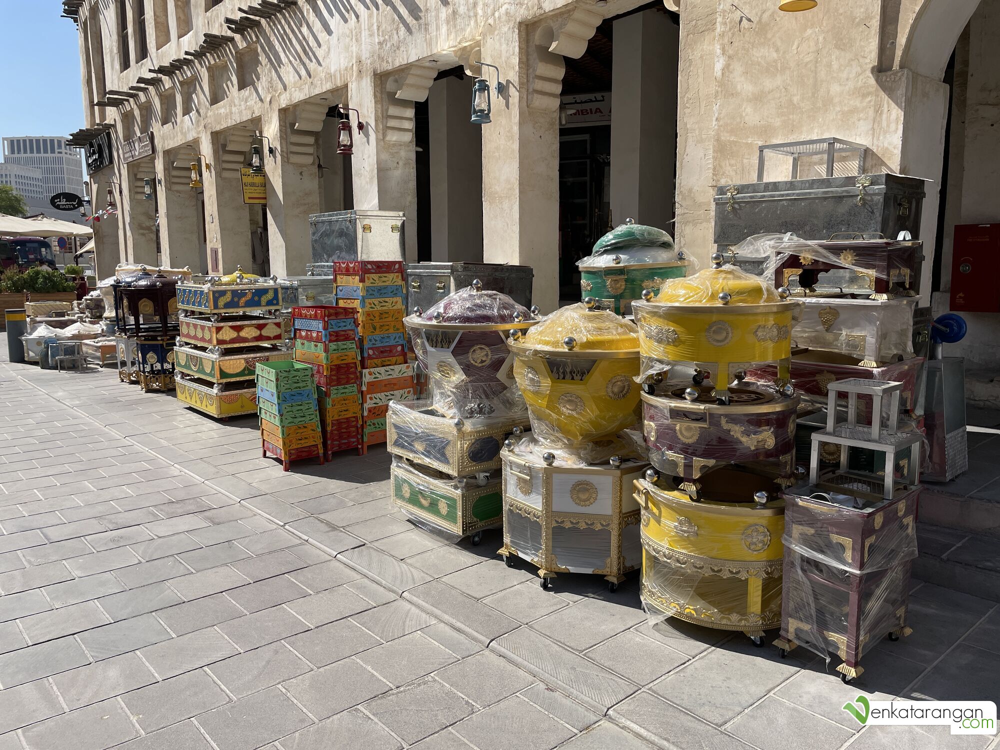 Souq Waqif: Metal Stoves, Mabkhara, Metal trunks