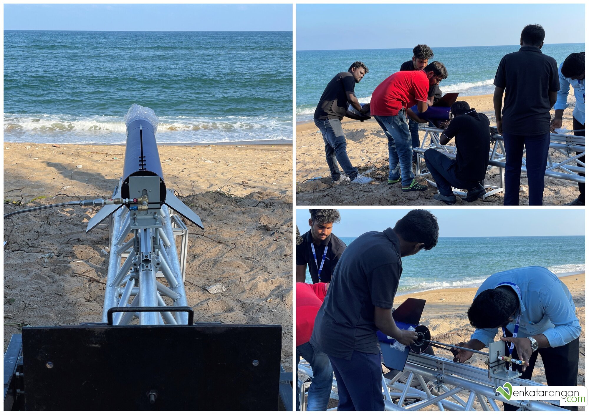 APJAKSSLV being setup by the team