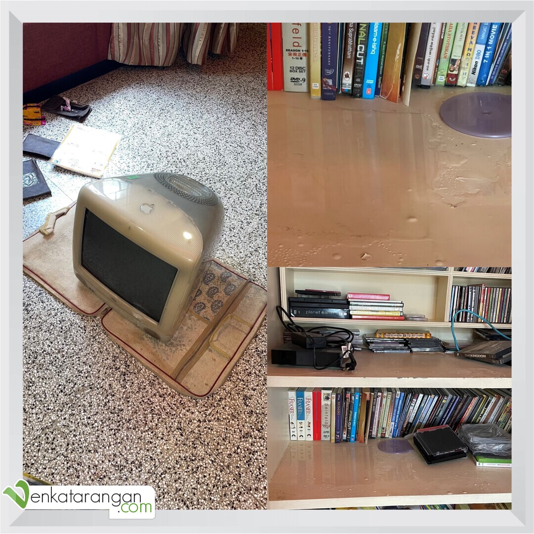 Chennai Rains and Floods 2023: Apple iMac first edition and CDs water damaged
