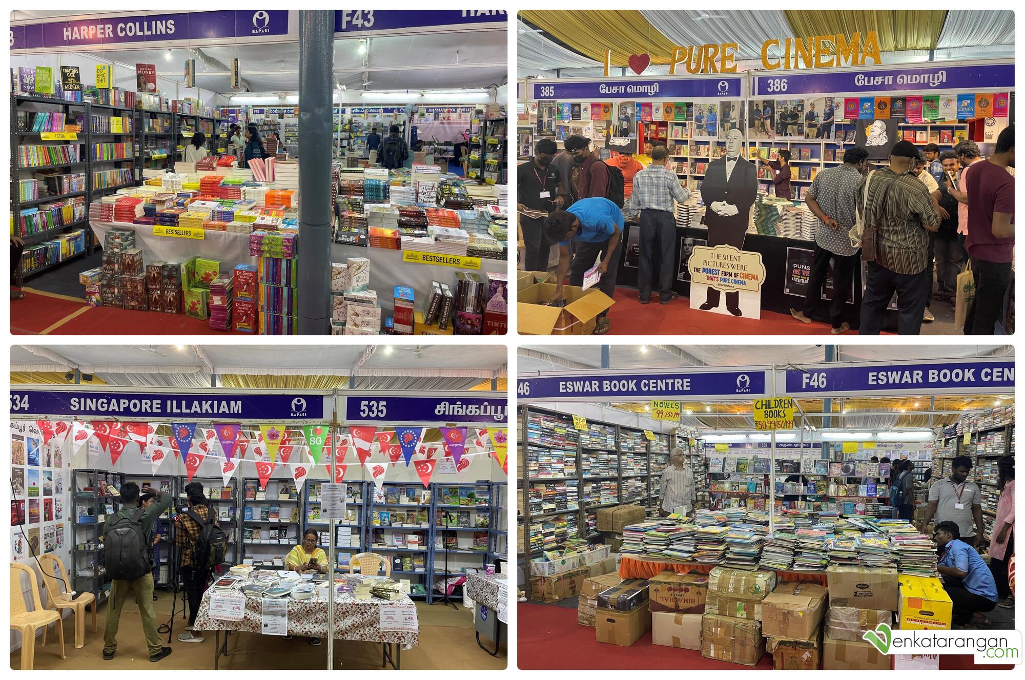 Photos of few stalls from Chennai Book Fair 2024