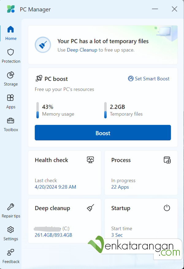 PC Manager for Windows 11 - Free from Microsoft Store