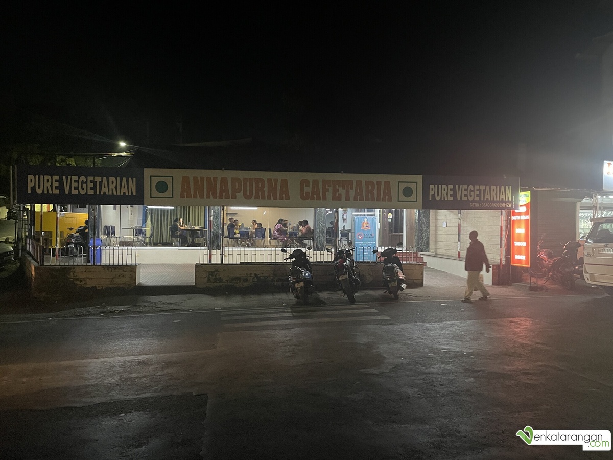 Annapurna Cafetaria in Aberdeen Bazaar, Port Blair, Andaman