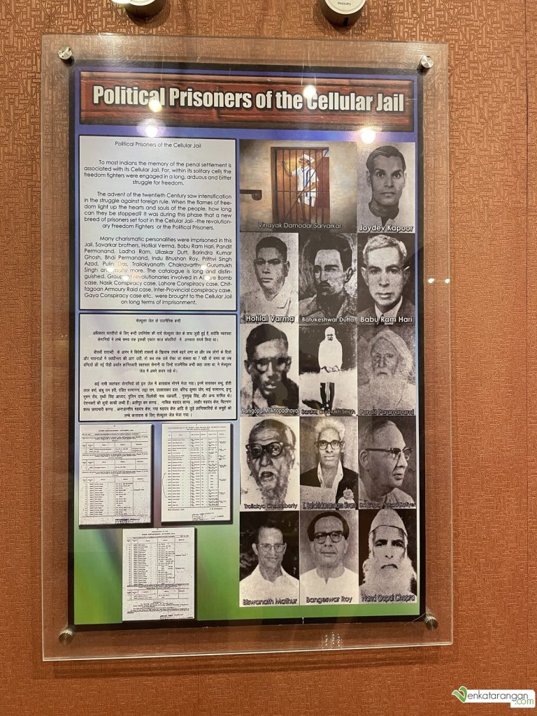 Political Prisoners of the Cellular Jail
