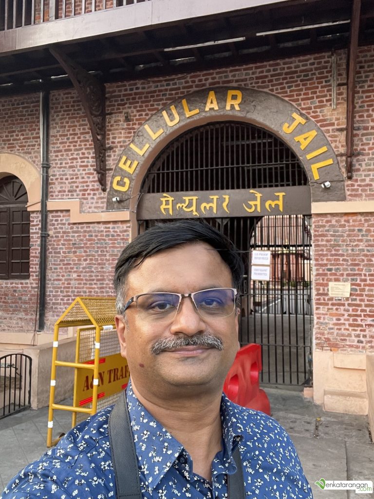 Venkatarangan Thirumalai visiting Cellular Jail, Port Blair, Andaman