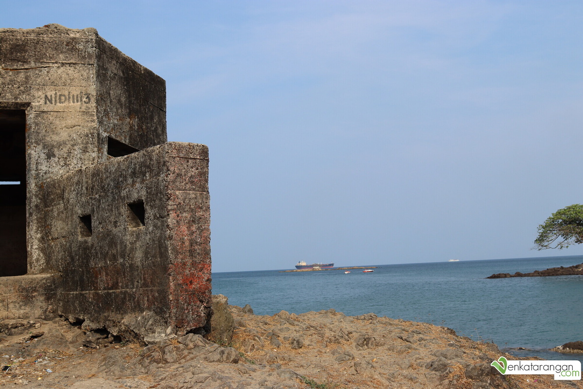 Japanese bunker in Corbyn's Cove Beach, Port Blair