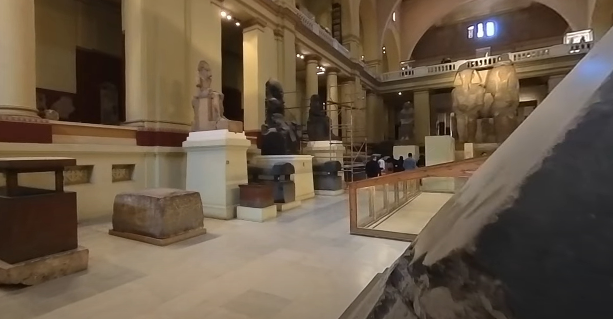 Courtesy: "The Egyptian Museum Cairo, Take a Virtual Reality 360 Tour!" by Sam Mayfair