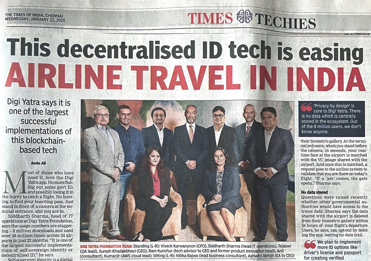 Reference: The Times Of India Newspaper dated 22 January 2025, Chennai Edition