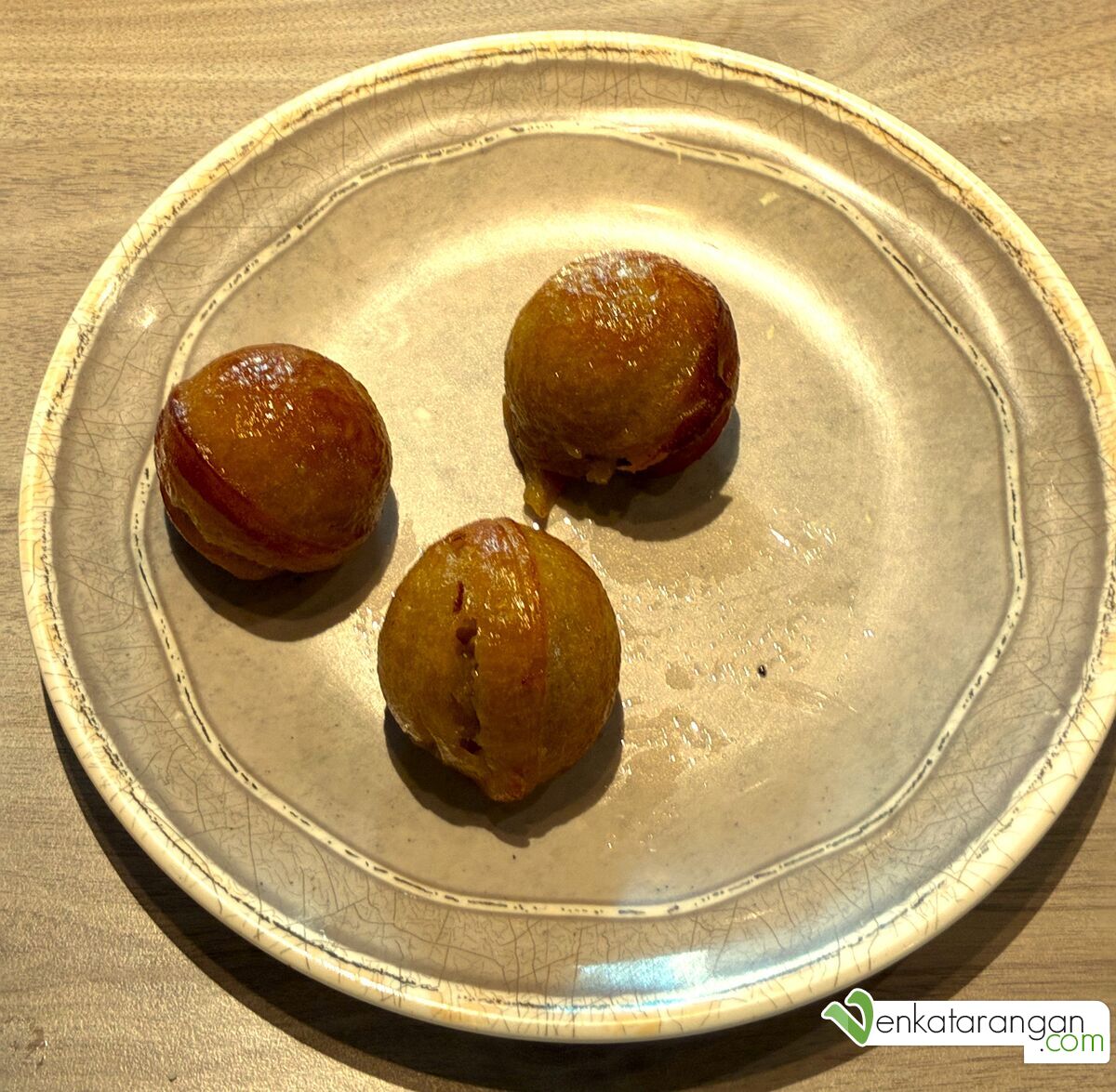 A place of Sweet Kuzhi Paniyaram with 3 pieces