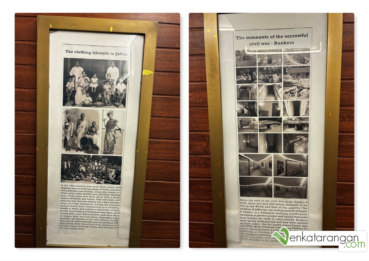 Fox Resorts Jaffna Bunker Museum - The remnants of the sorrowful Civil War and The Clothing Lifestyle in Jaffna