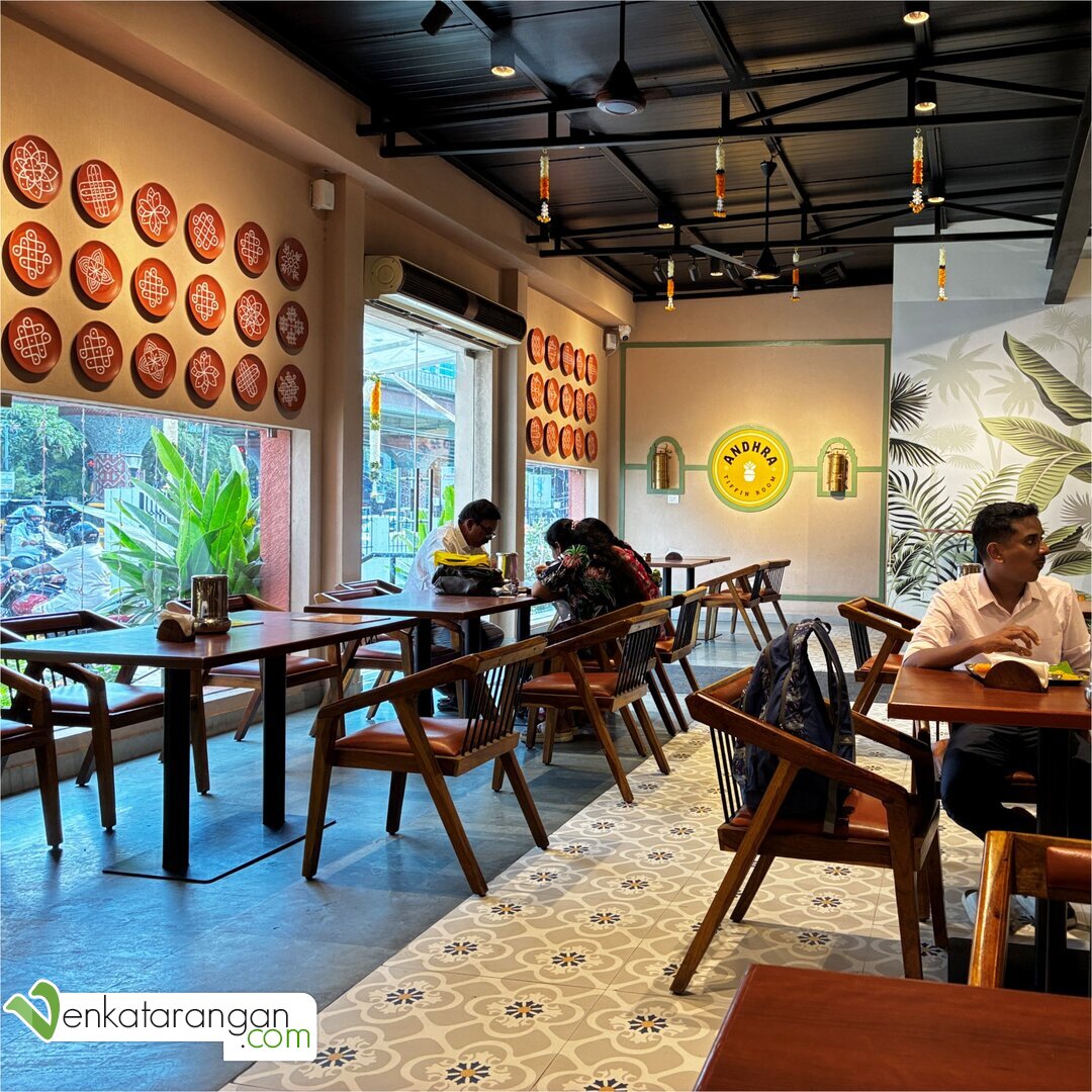 Andhra Tiffin Room, Self Service table
