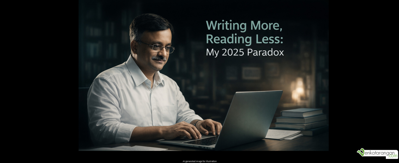 Writing More, Reading Less: My 2025 Paradox