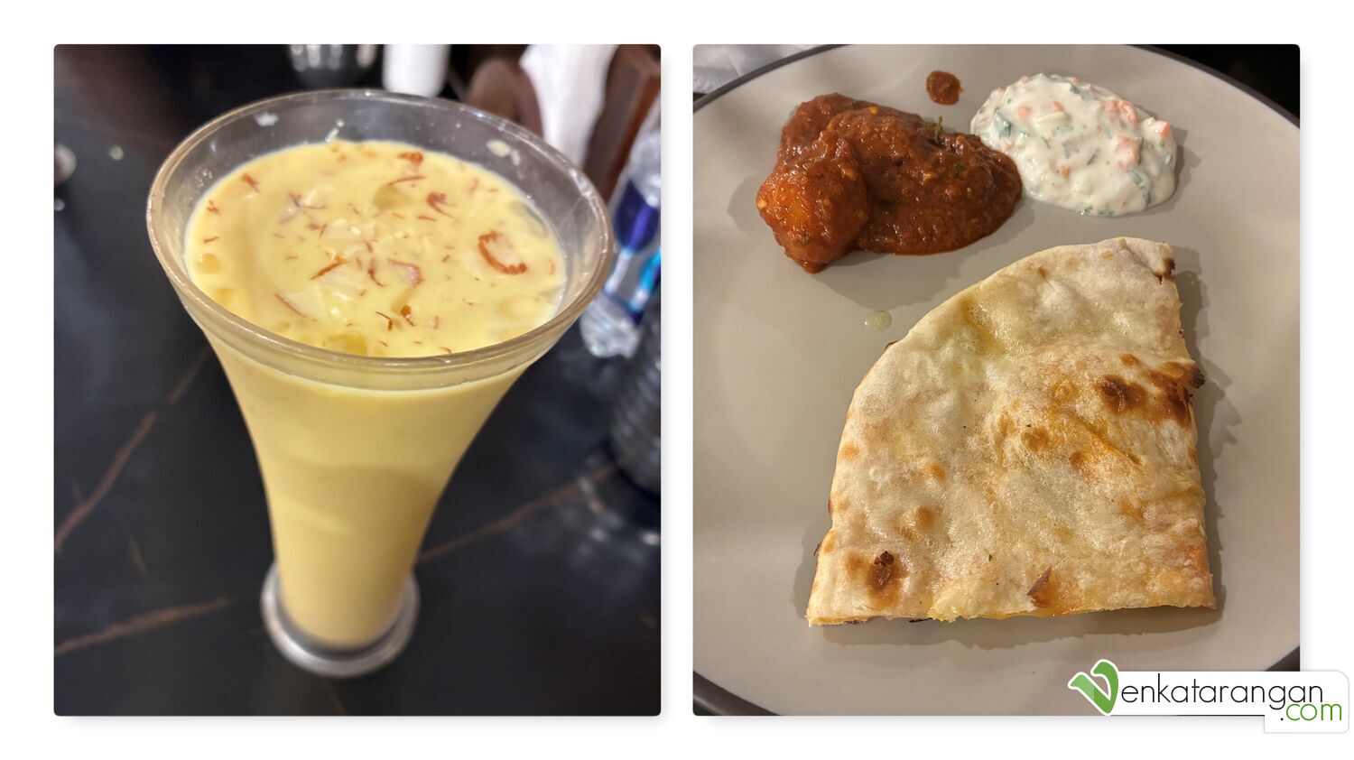 (Left) Thandai