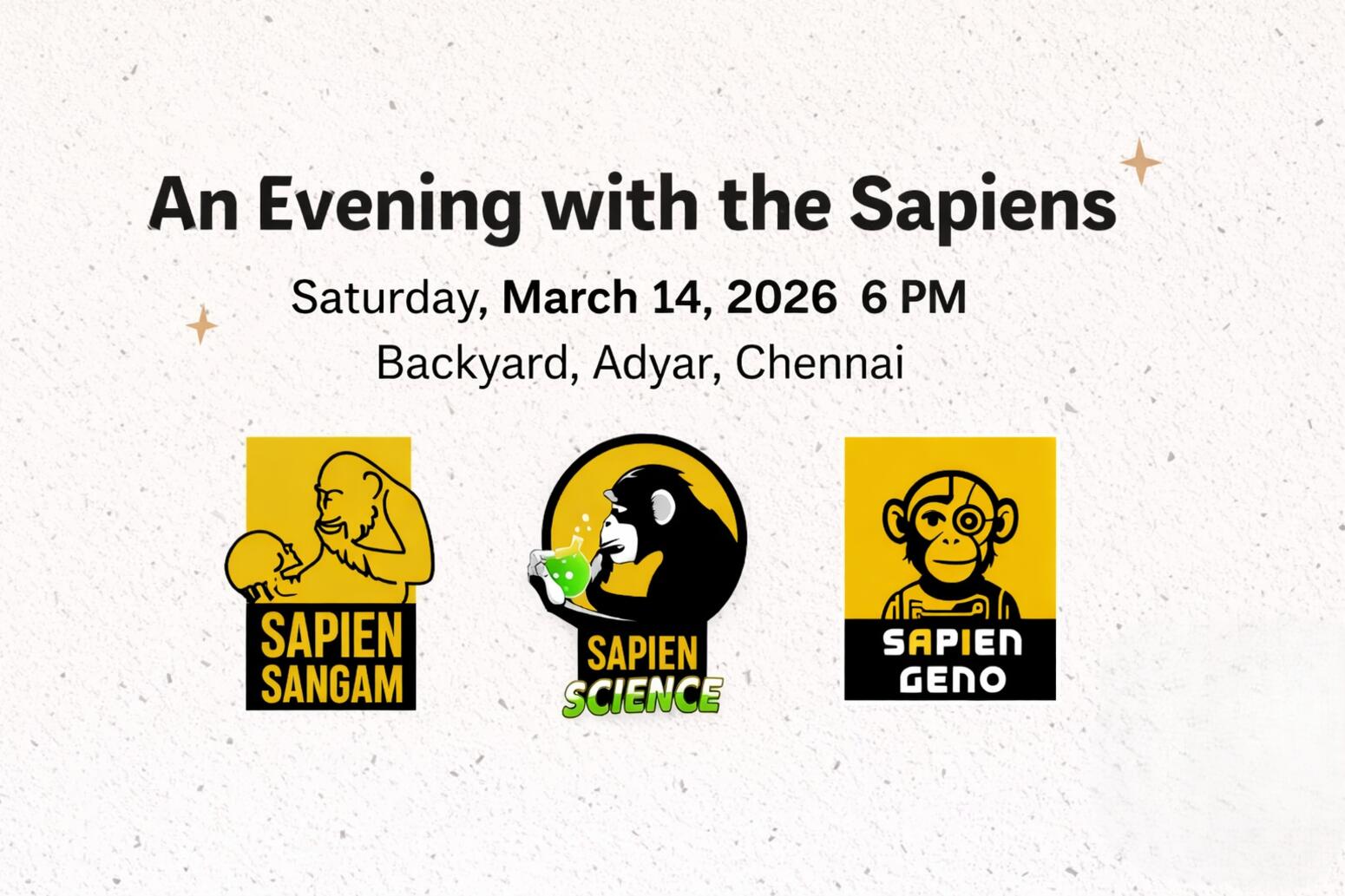 An Evening with the Sapiens