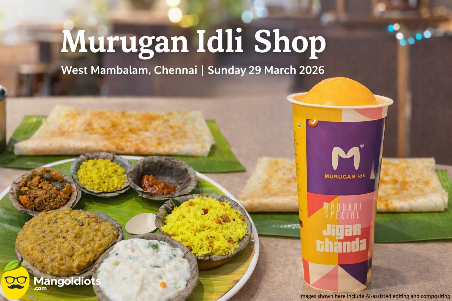 Murugan Idli Shop, West Mambalam, Chennai